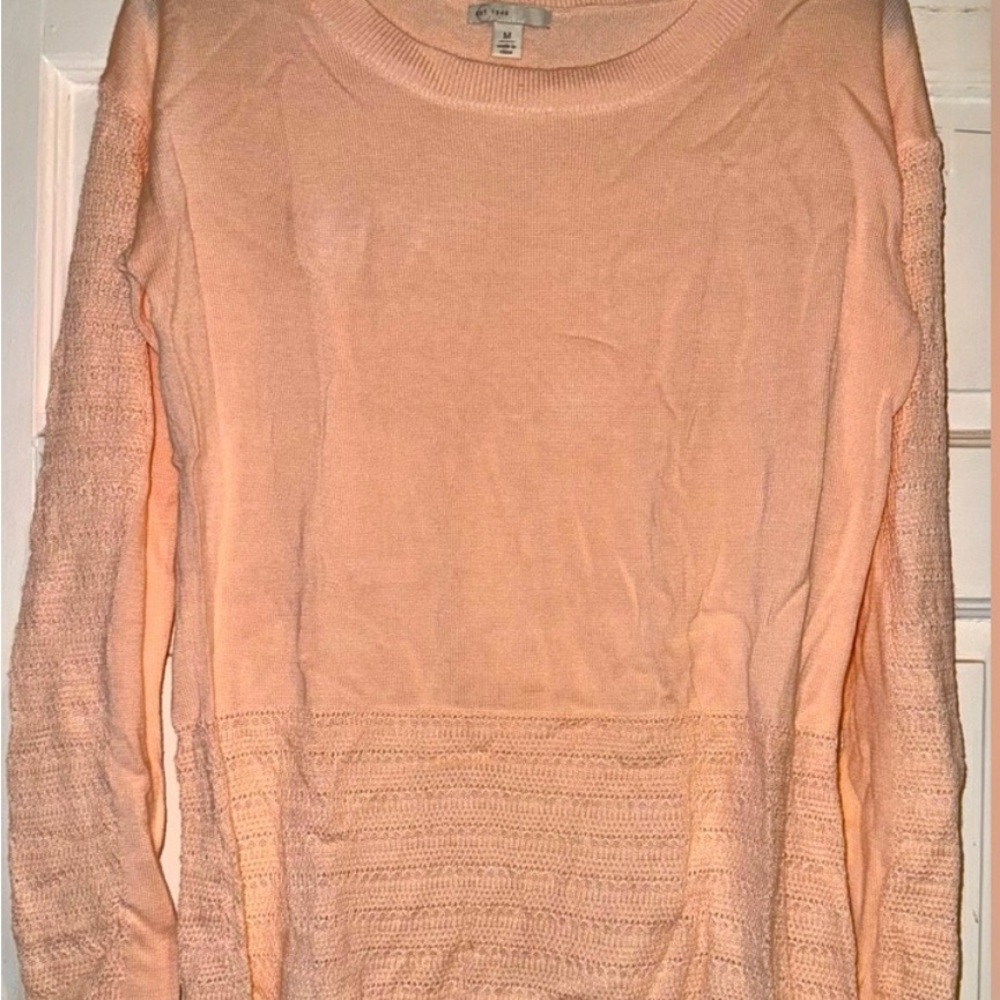 Soft Pink Knit Sweater